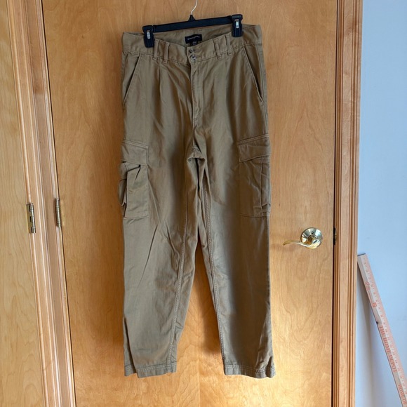 Banana Republic Other - Banana‎ Republic Cargo Pants Khaki Tan Straight Leg Utility Mens 30x30